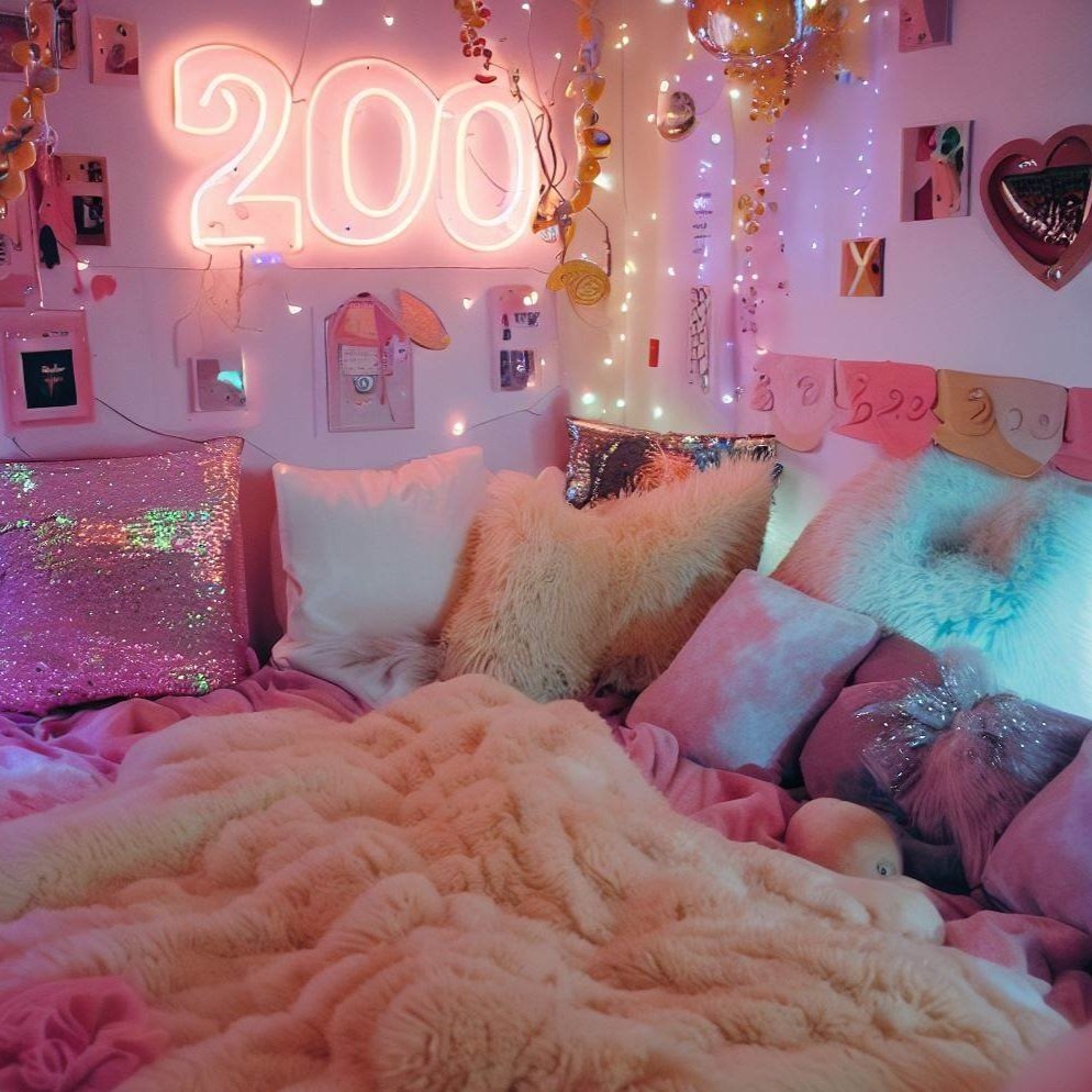 2000's y2k bedroom