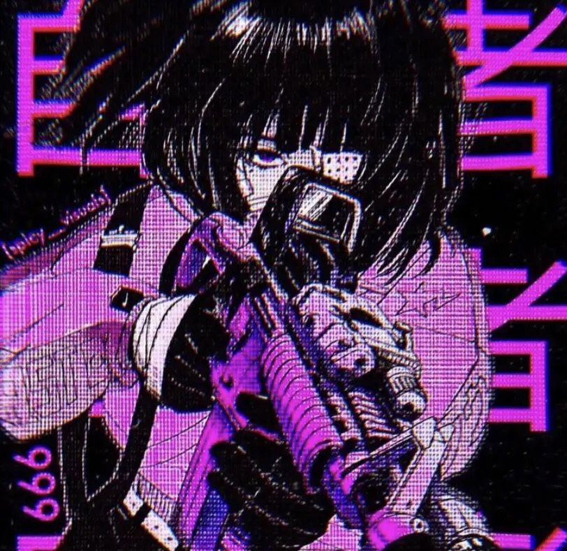 aesthetic Cyber y2k anime girl profile pictures