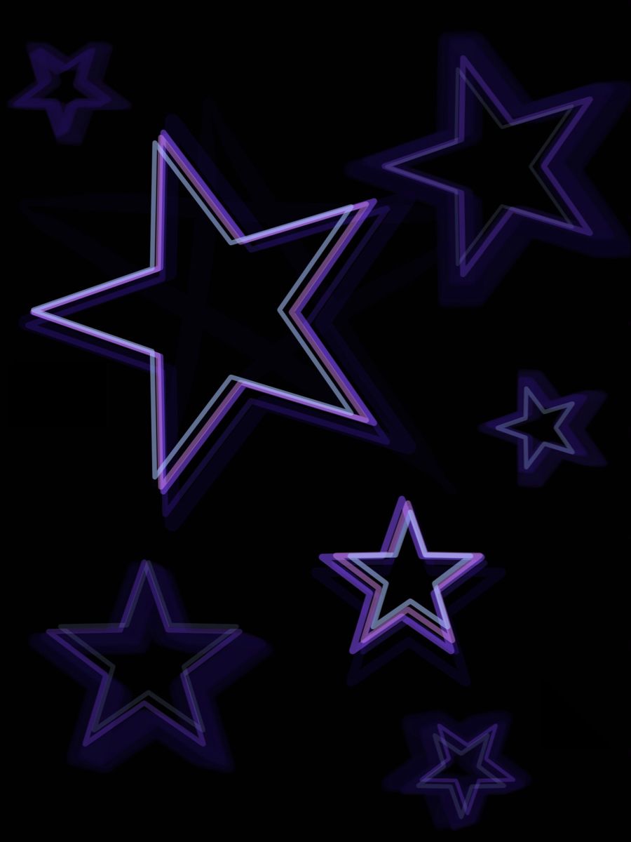 aesthetic purple star designs for digital spaces