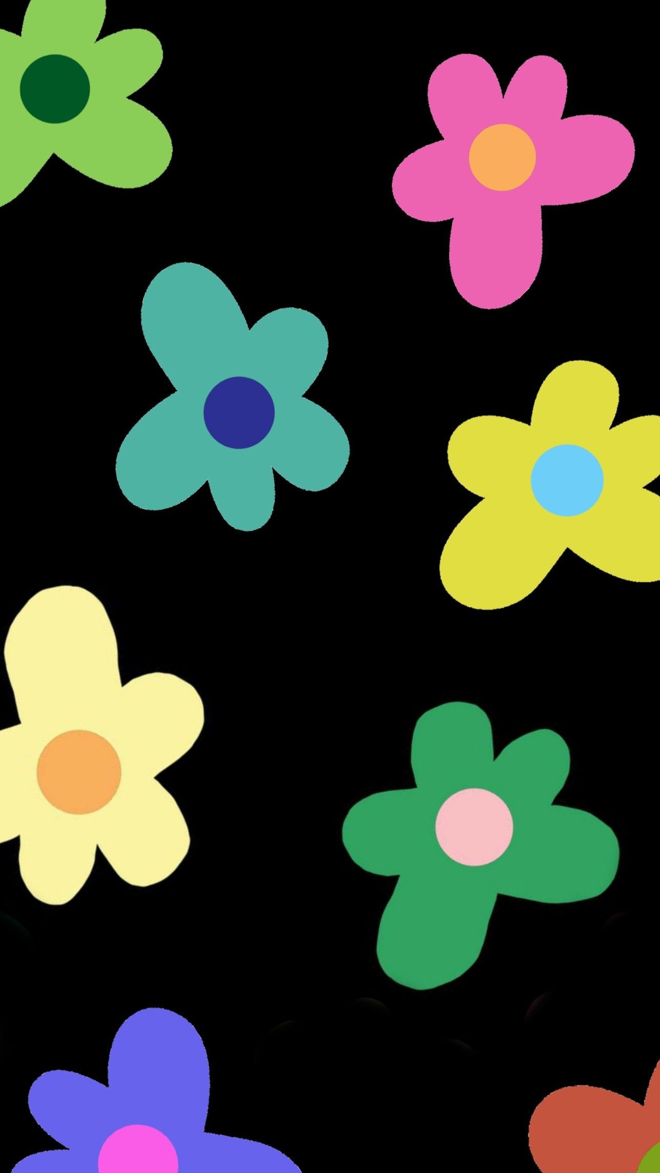 aesthetic y2k flower wallpaper patterns