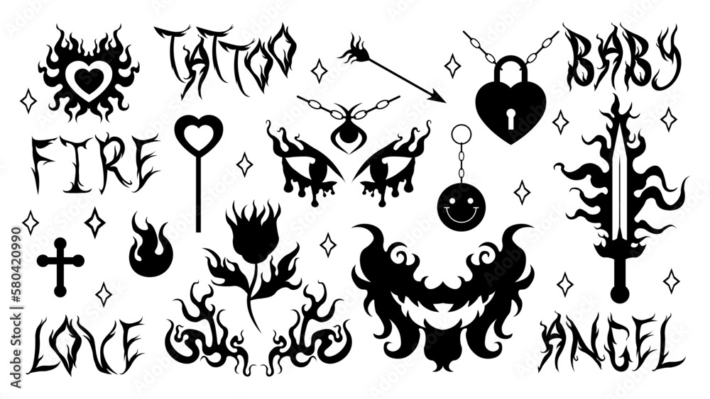 artistic y2k hand tattoo styles