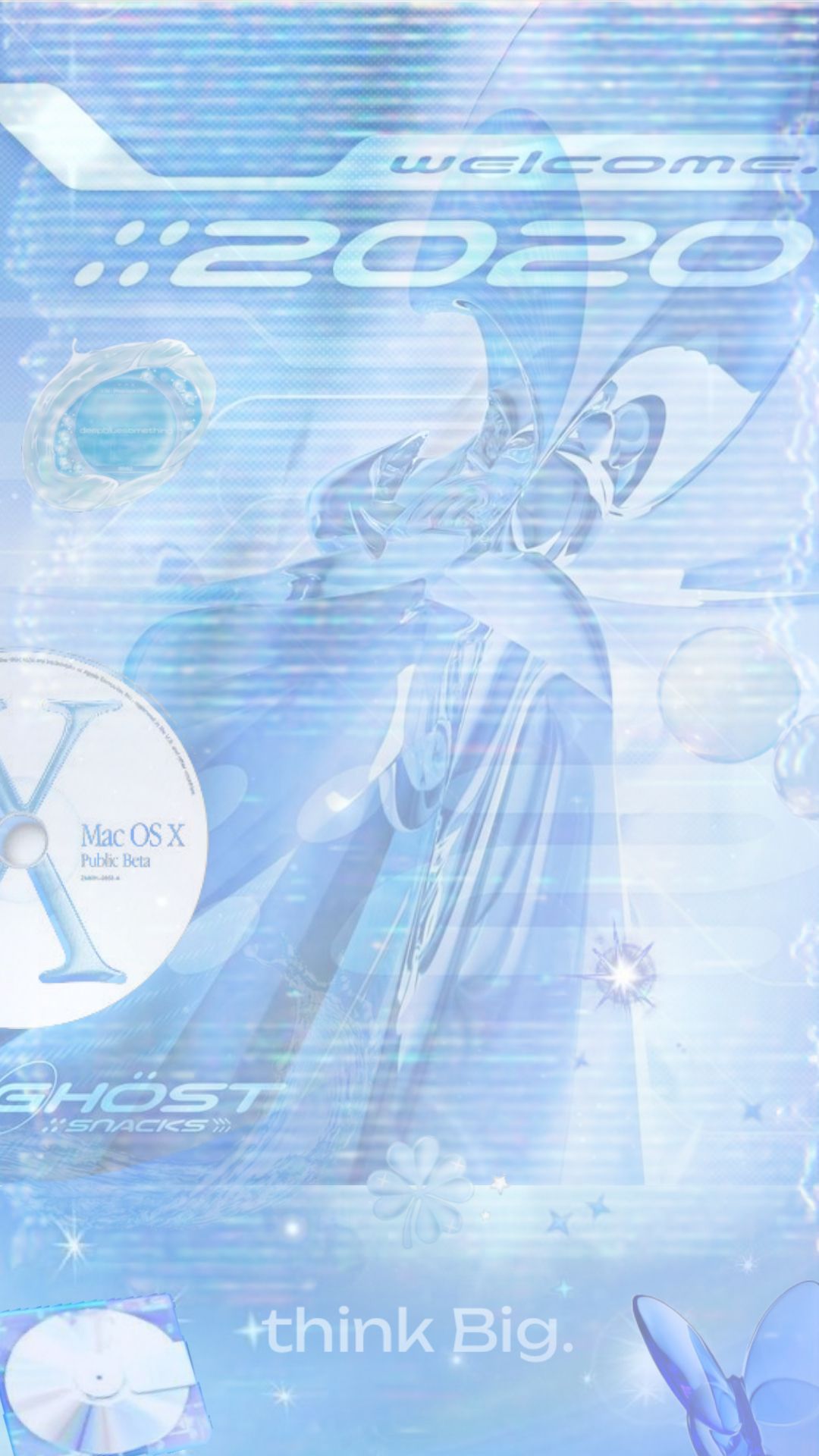 blue y2k wallpaper 0016