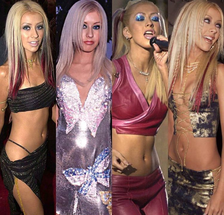 Christina Aguilera y2k style 0021