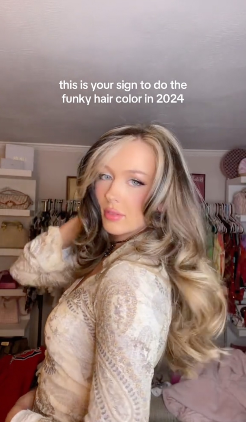 chunky highlights y2k 0043