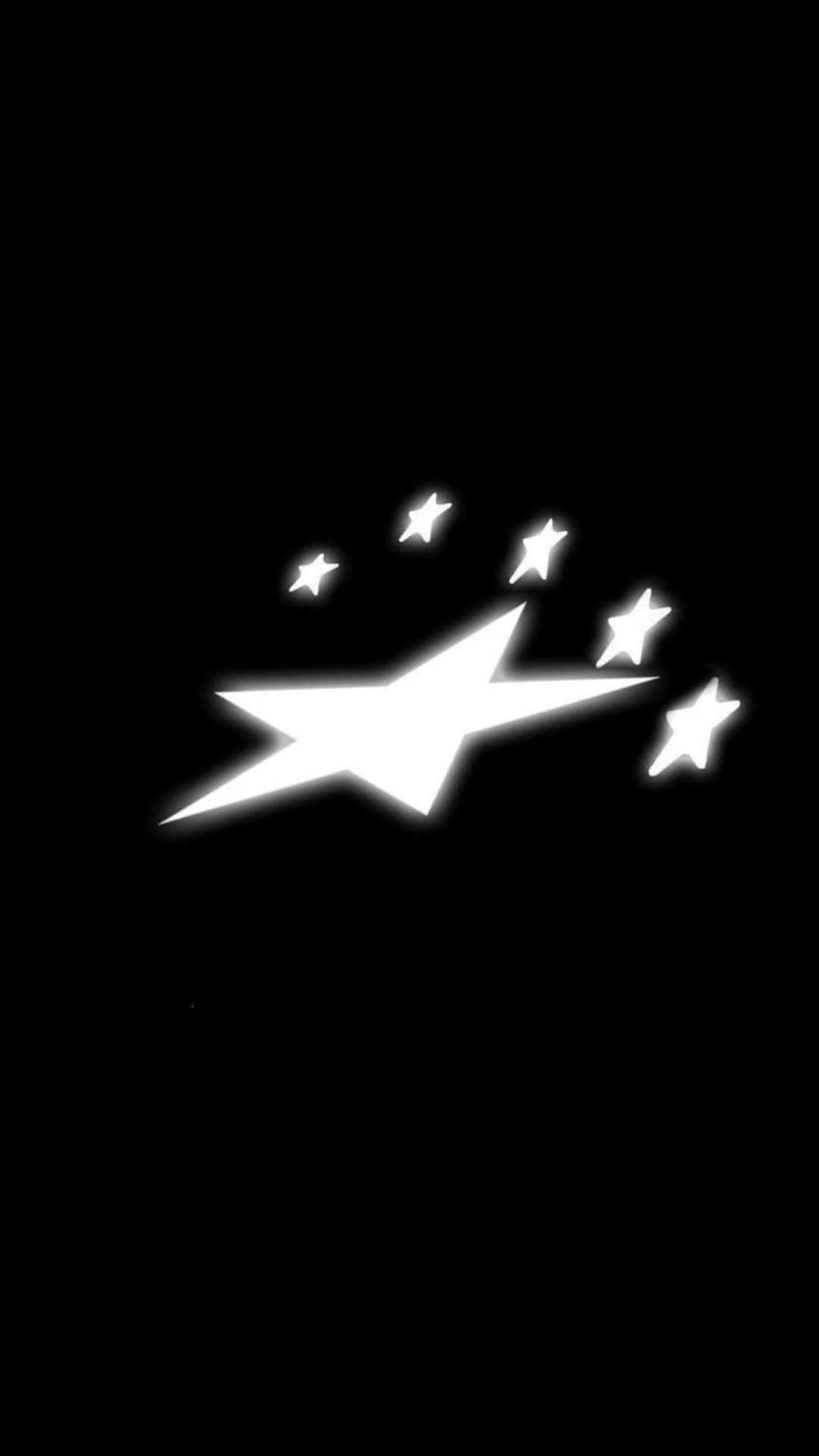 customizable y2k black star wallpapers