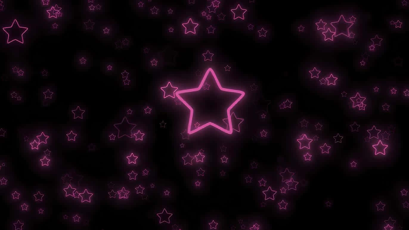 customize pfp pink Y2K star wallpaper