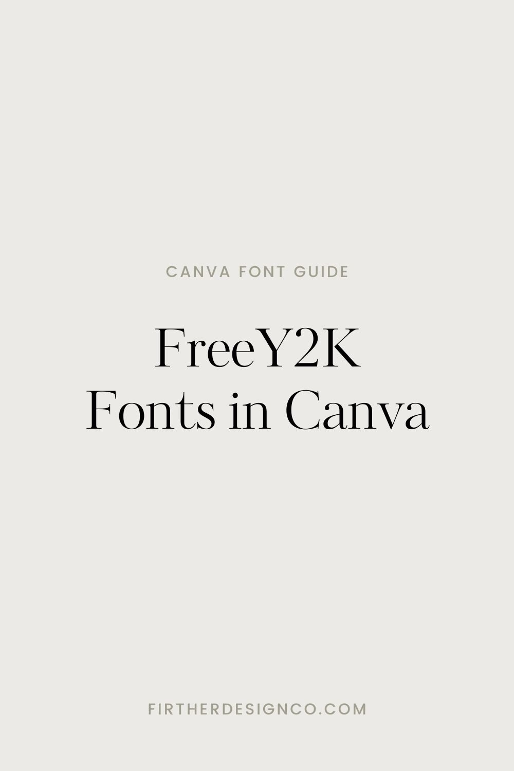 customizing Y2K fonts in Canva.