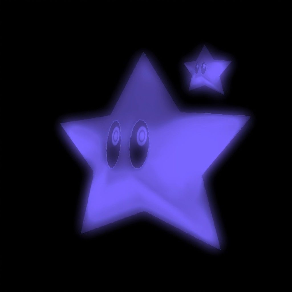 cyber purple star wallpaper y2k 0026