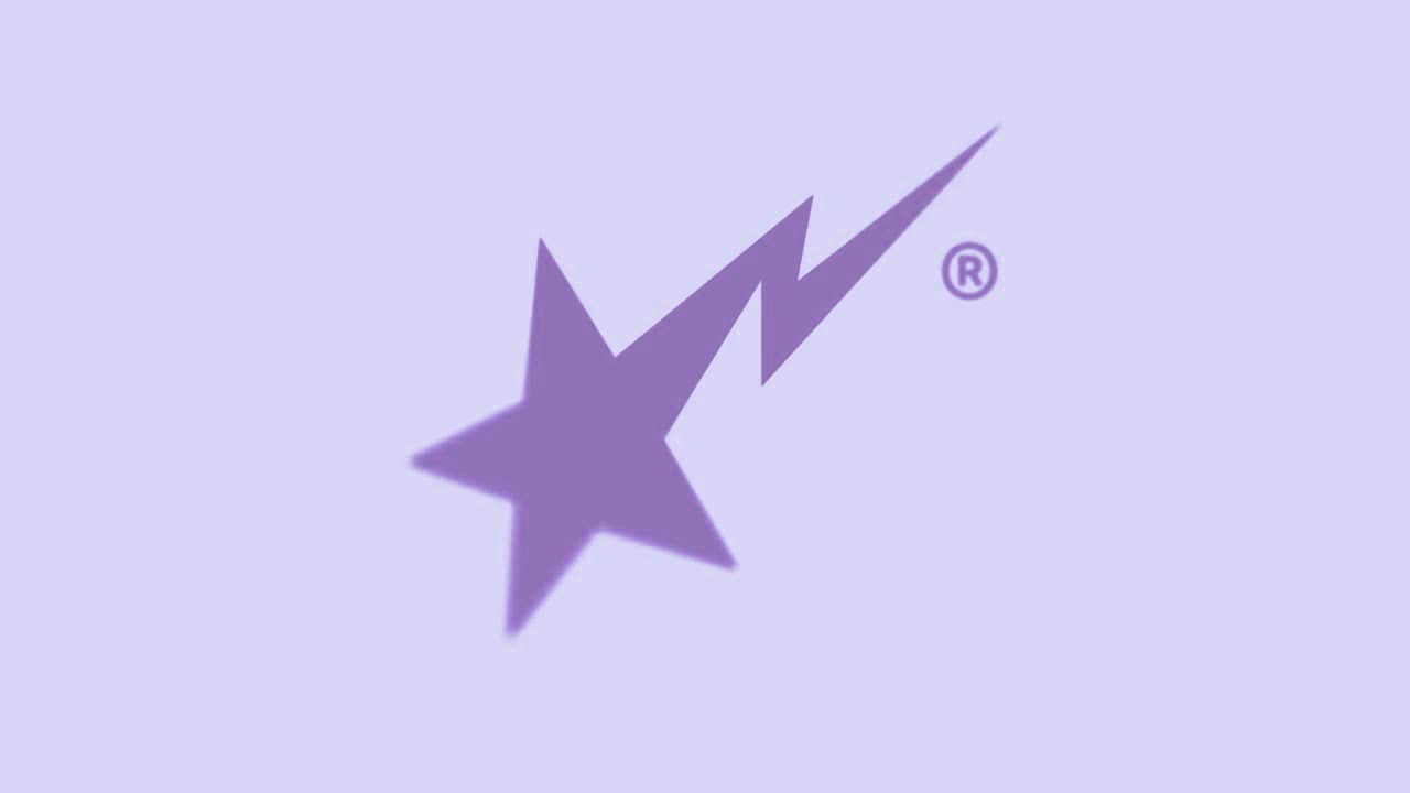 cyber purple star wallpaper y2k 0032