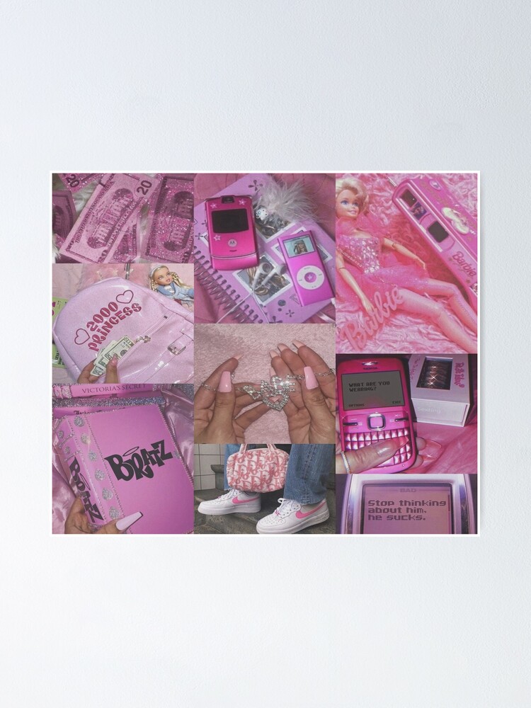 cyber y2k aesthetic wallpaper pink 0055