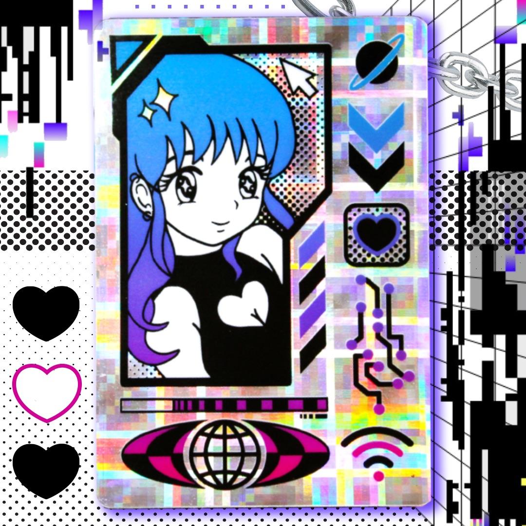 Cyber y2k anime girl 0016