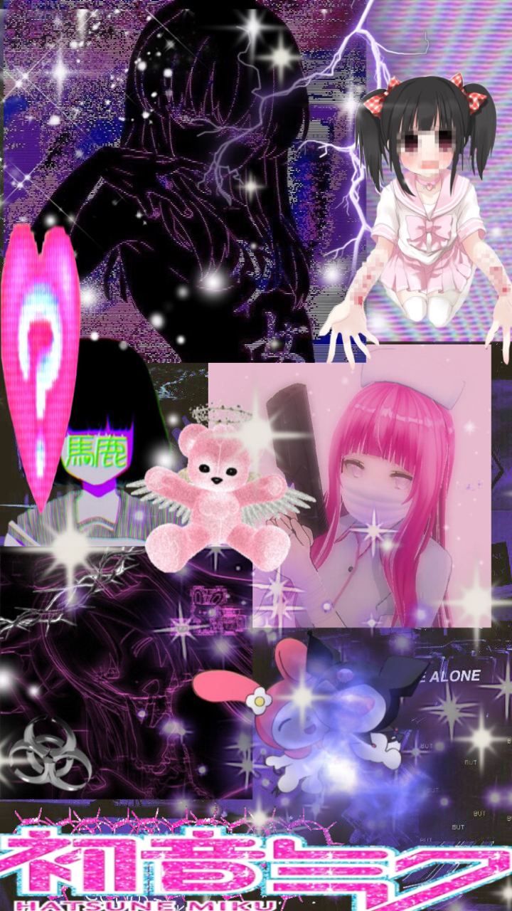 Cyber y2k anime girl 0086