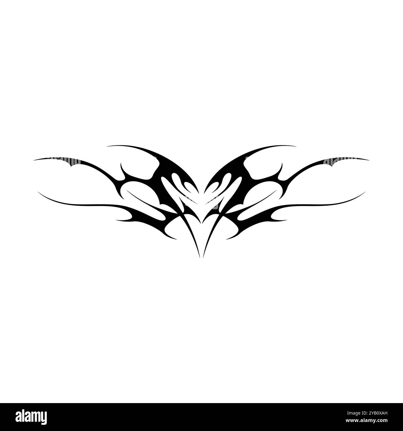 cyber y2k tribal tattoo 0077