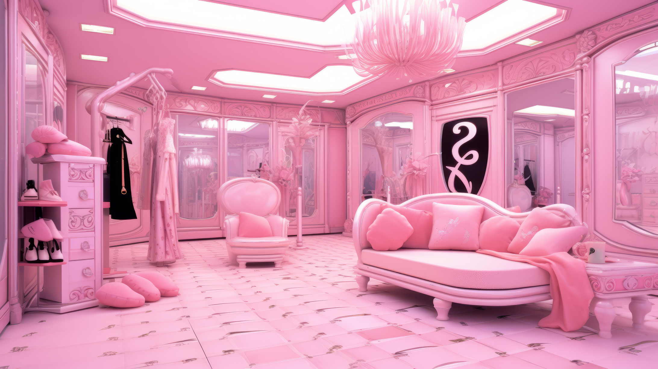 designs for a pink y2k room