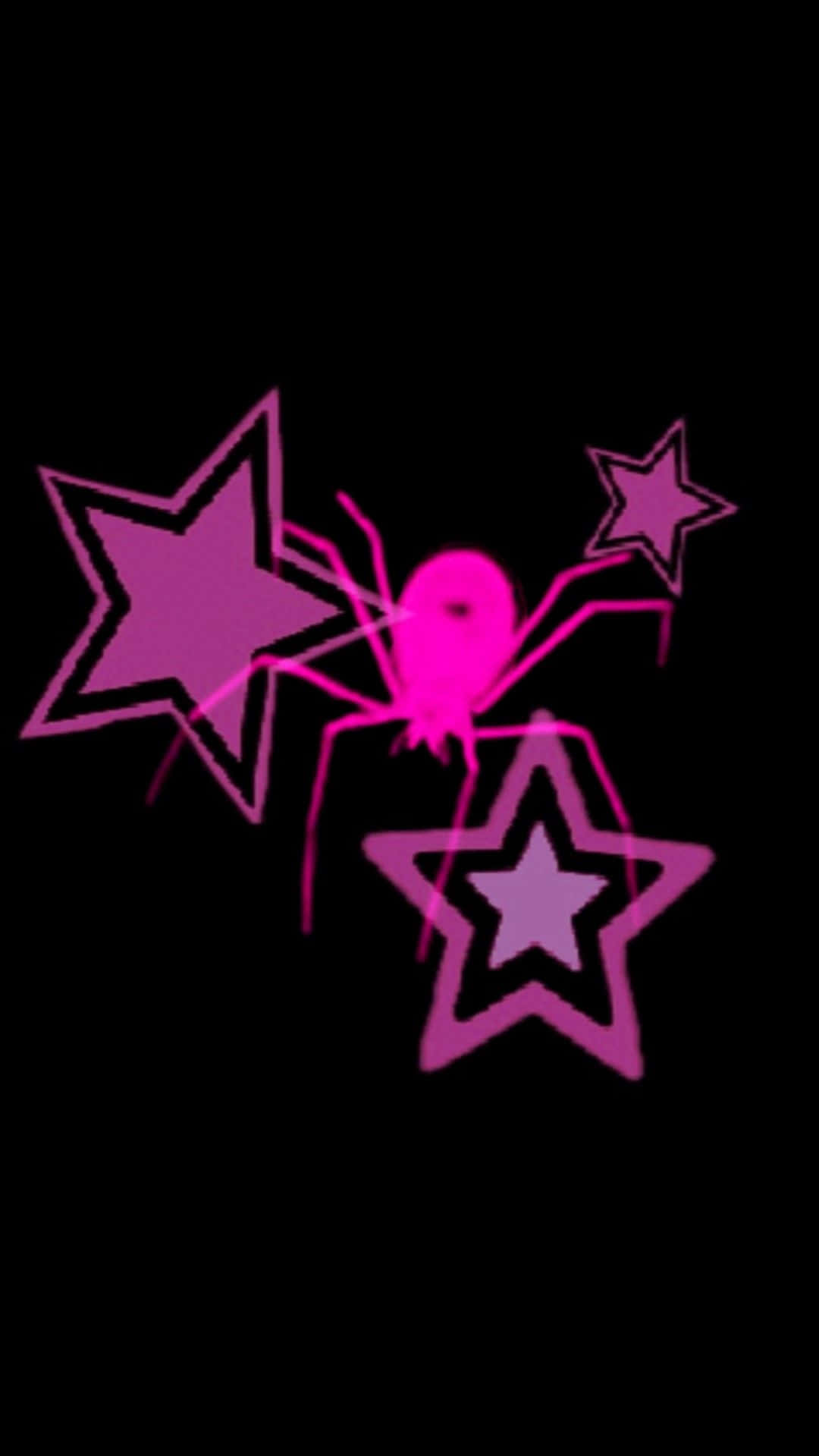 download pfp pink Y2K star wallpaper