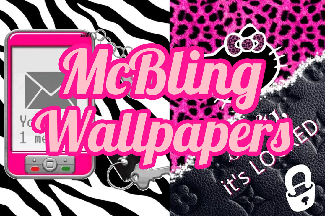 eclectic trashy y2k wallpaper selections.