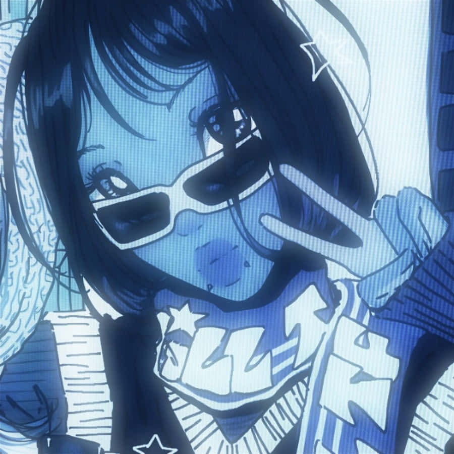 Goth y2k anime pfp 0010