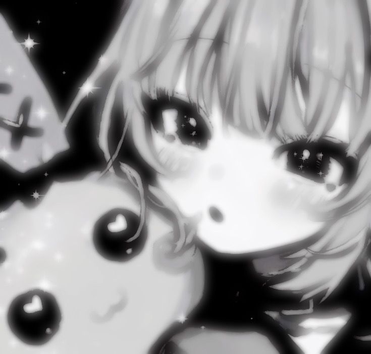 Goth y2k anime pfp 0016