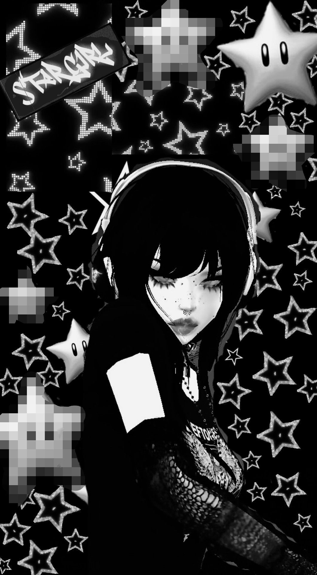 Goth y2k anime pfp 0029