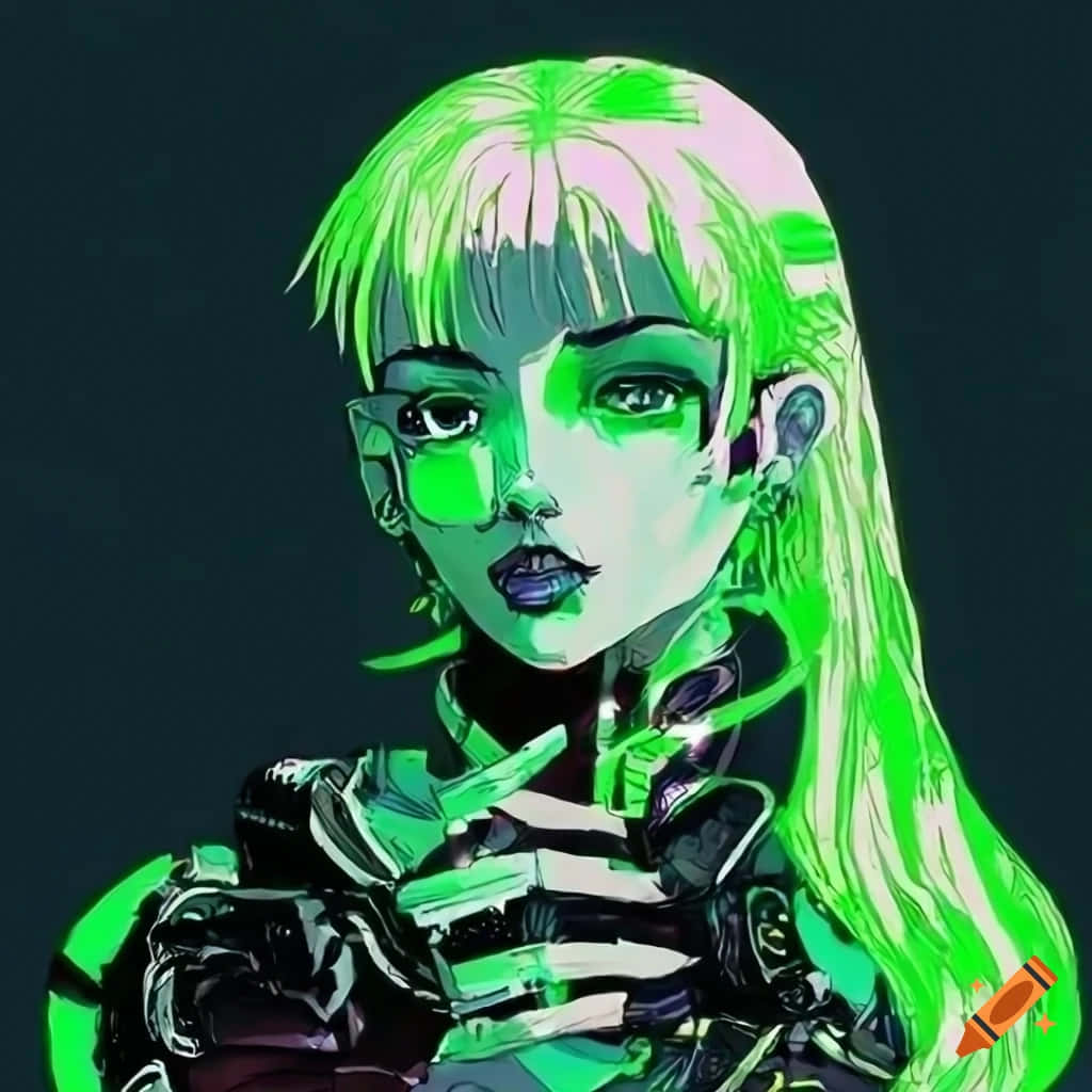 Goth y2k anime pfp 0088