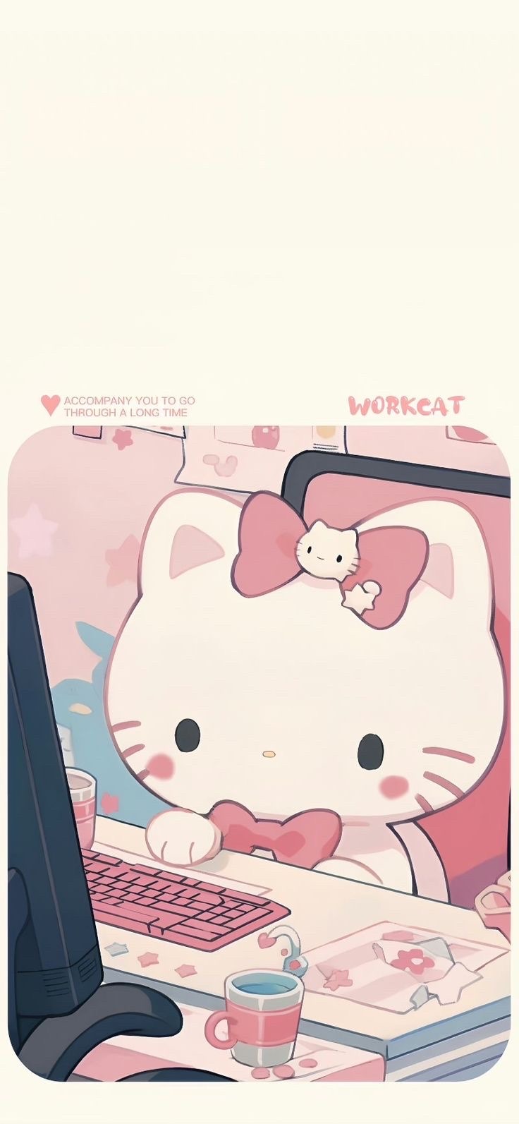 Hello Kitty wallpaper y2k 0020