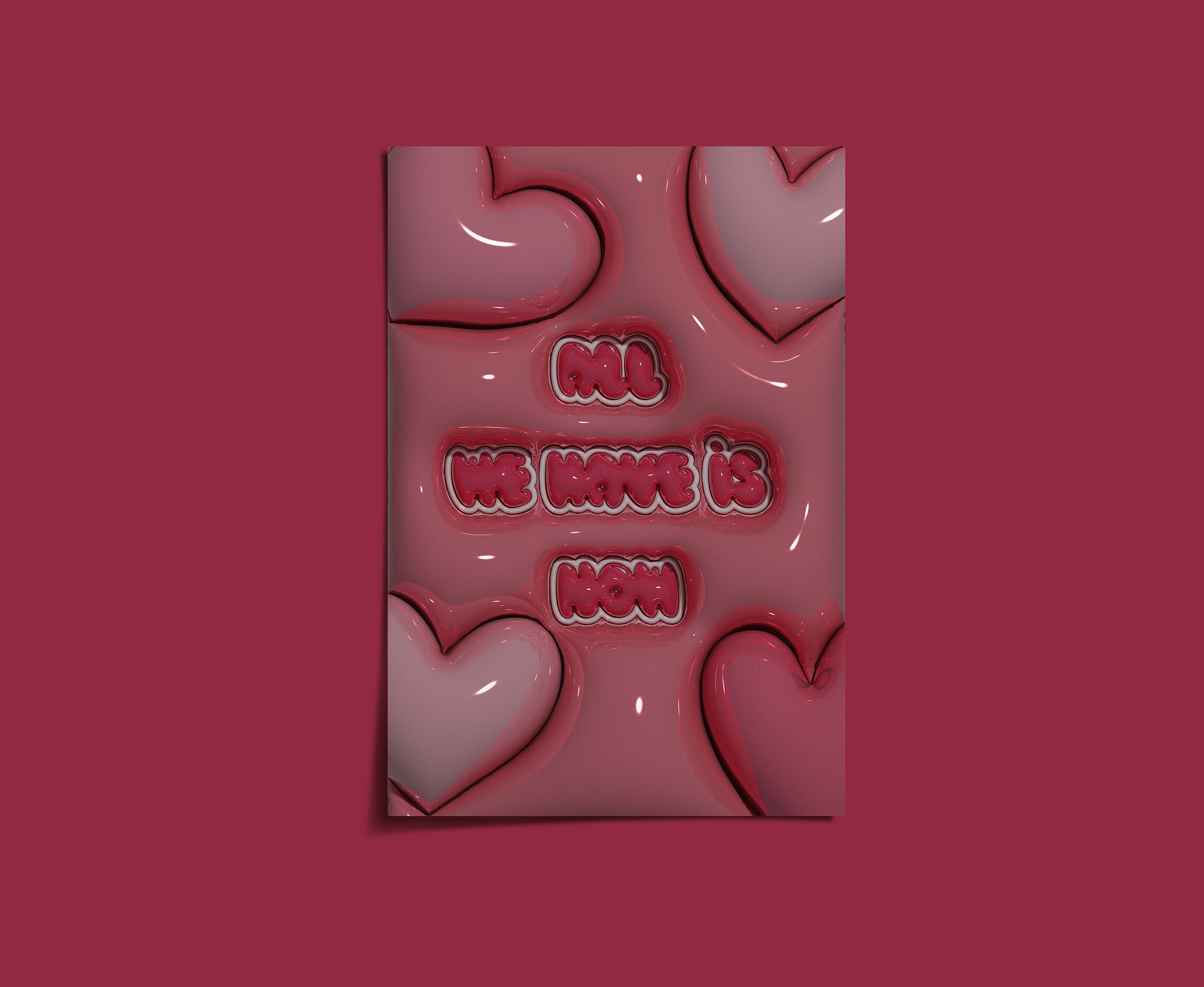 Heart y2k pfp for social media