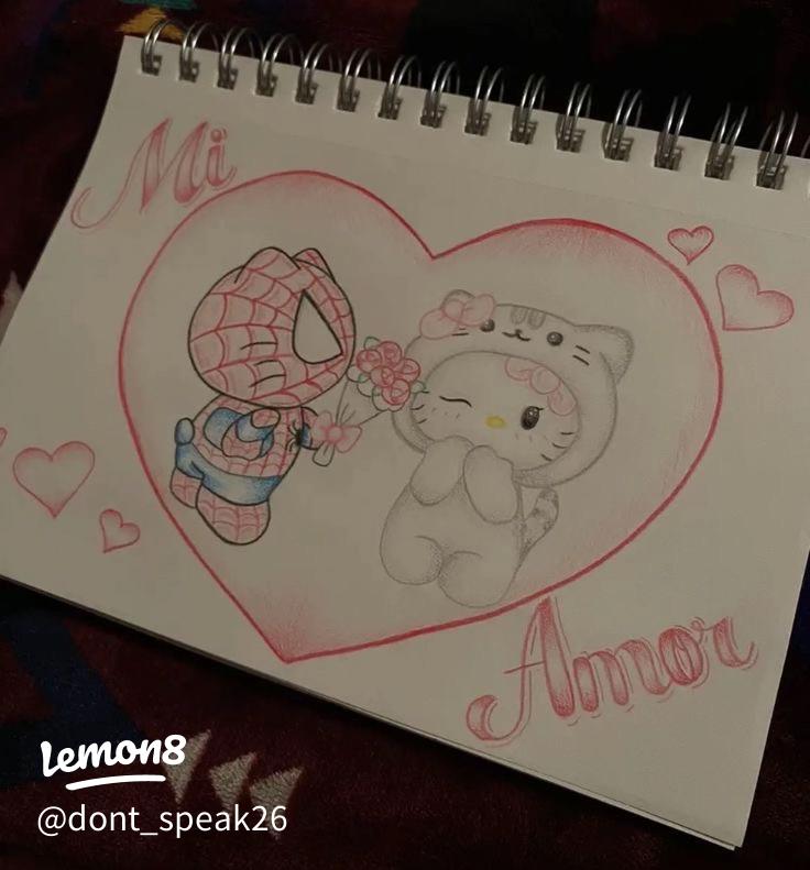 Hello Kitty drawing y2k 0035