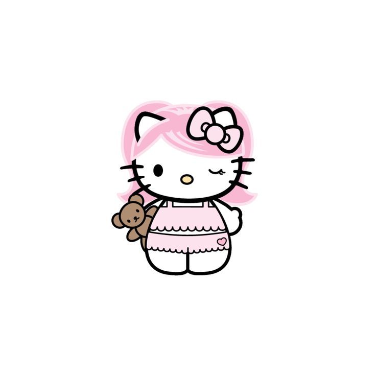 Hello Kitty drawing y2k 0048