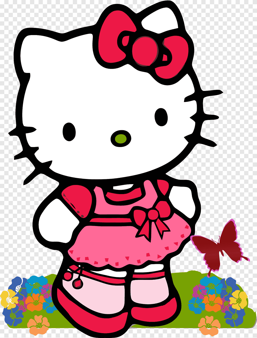 Hello Kitty drawing y2k 0058