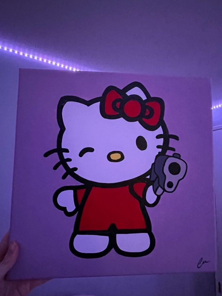 Hello Kitty drawing y2k 0060