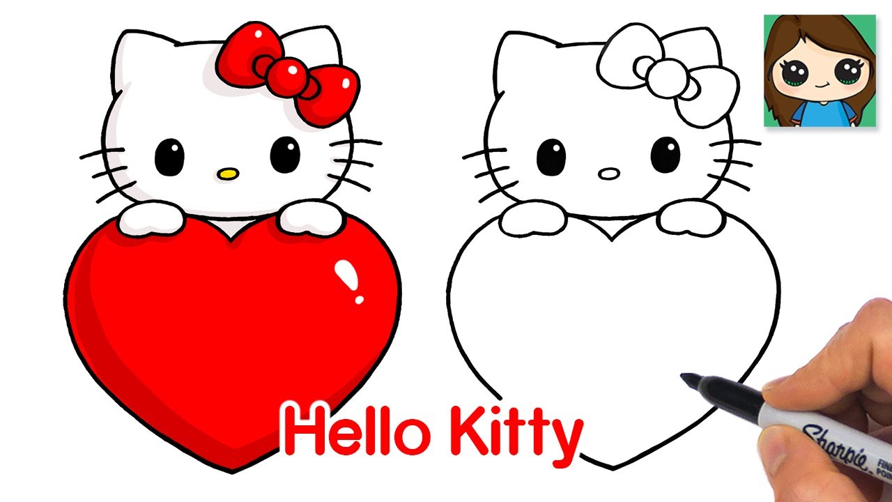 Hello Kitty drawing y2k 0061