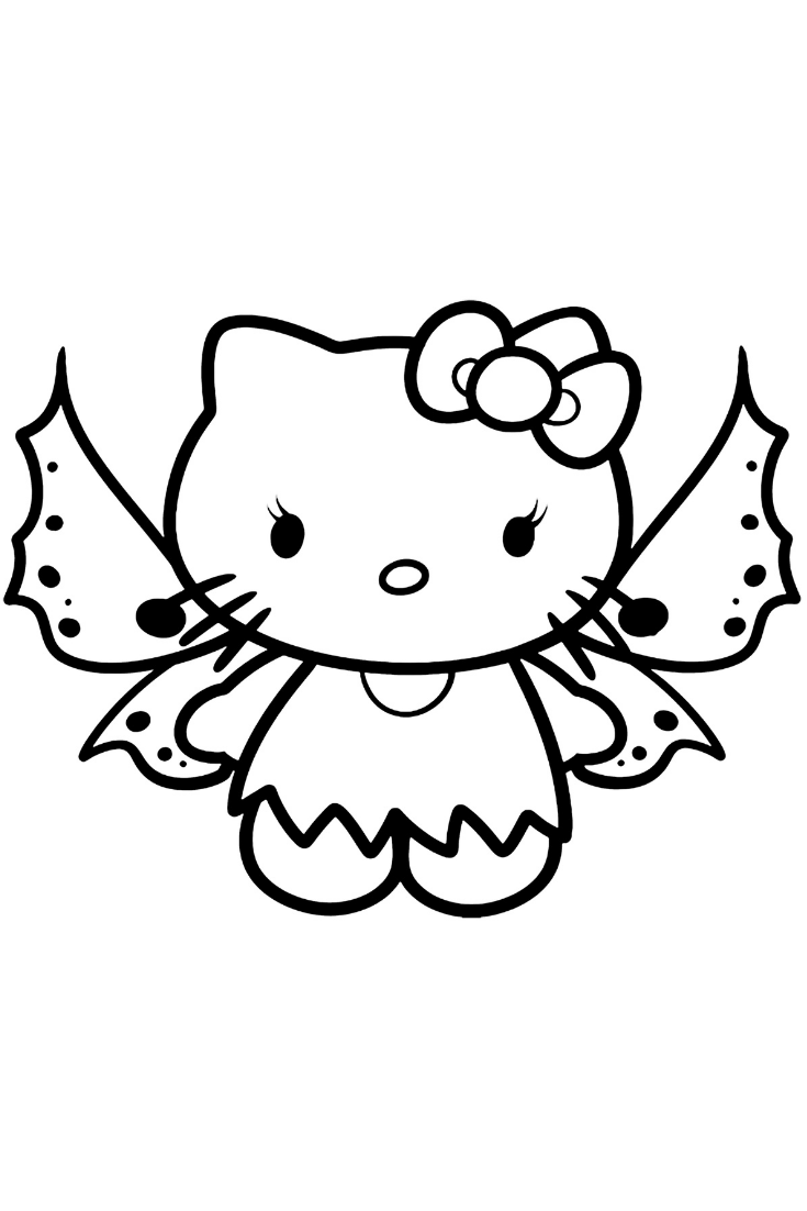 Hello Kitty drawing y2k 0077