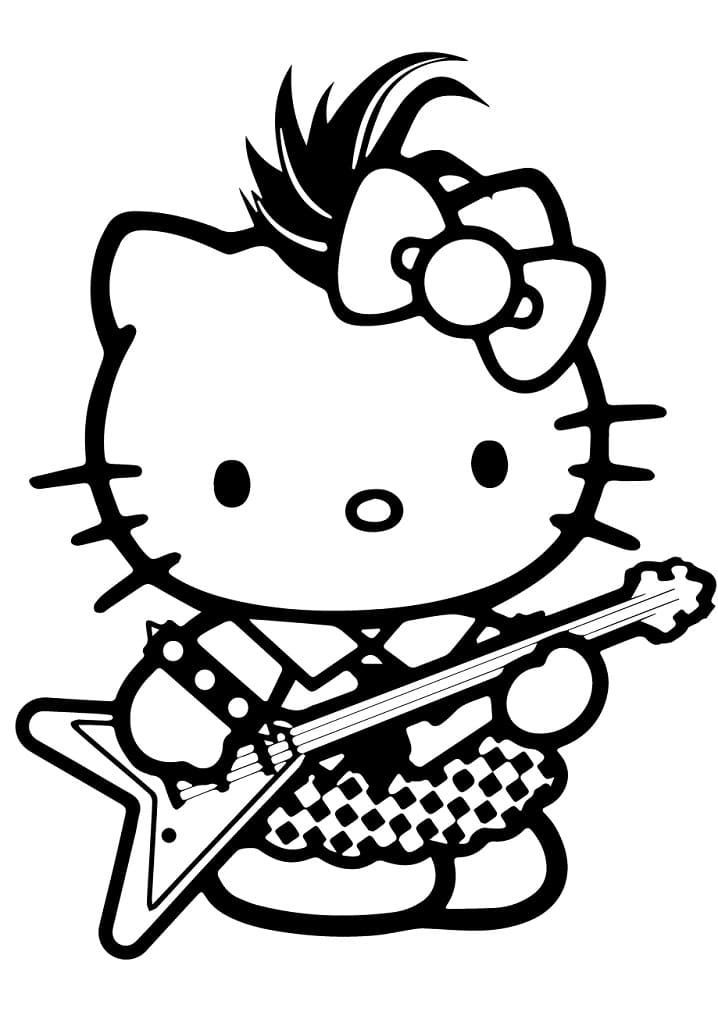 Hello Kitty drawing y2k 0082