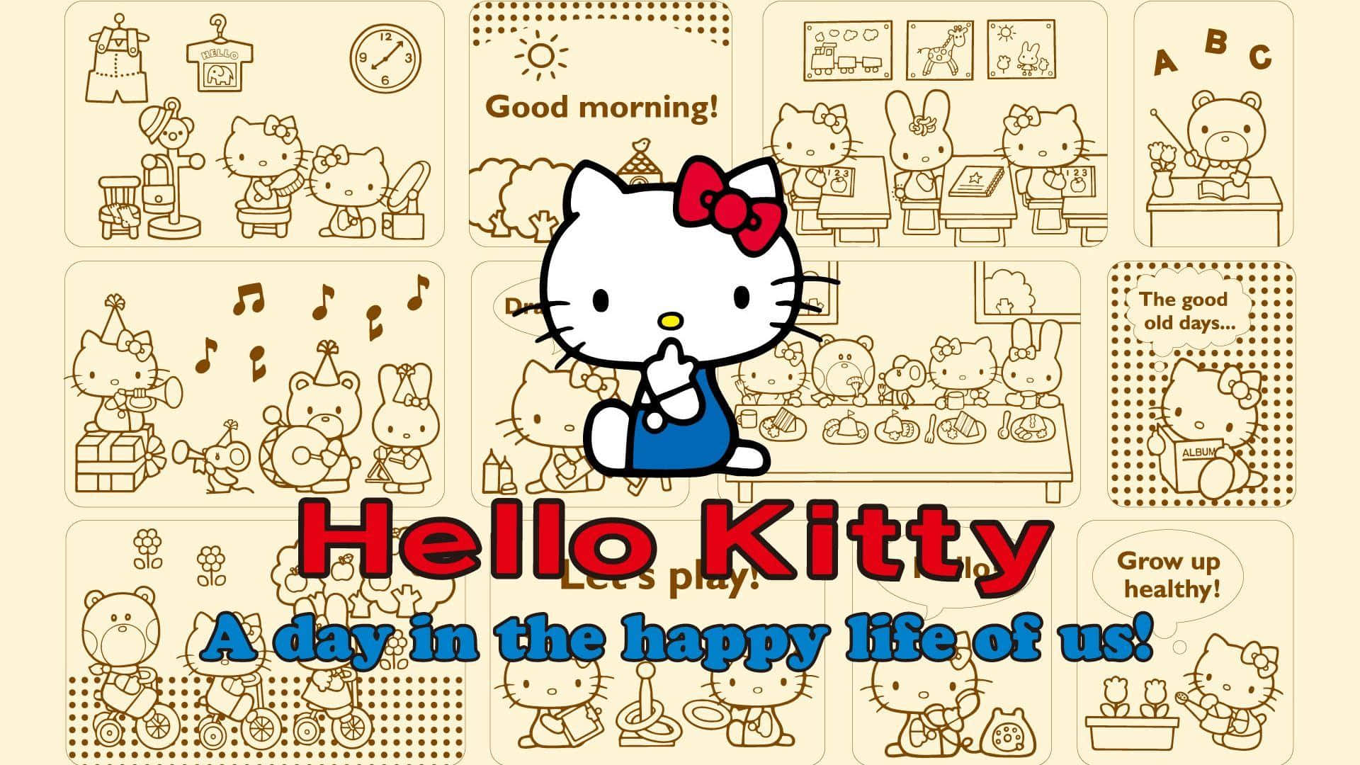 Hello Kitty poster y2k 0050