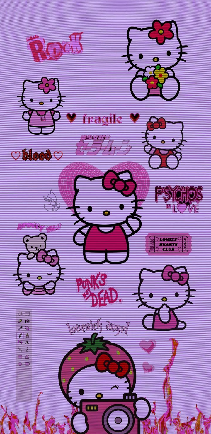 Hello Kitty poster y2k 0057