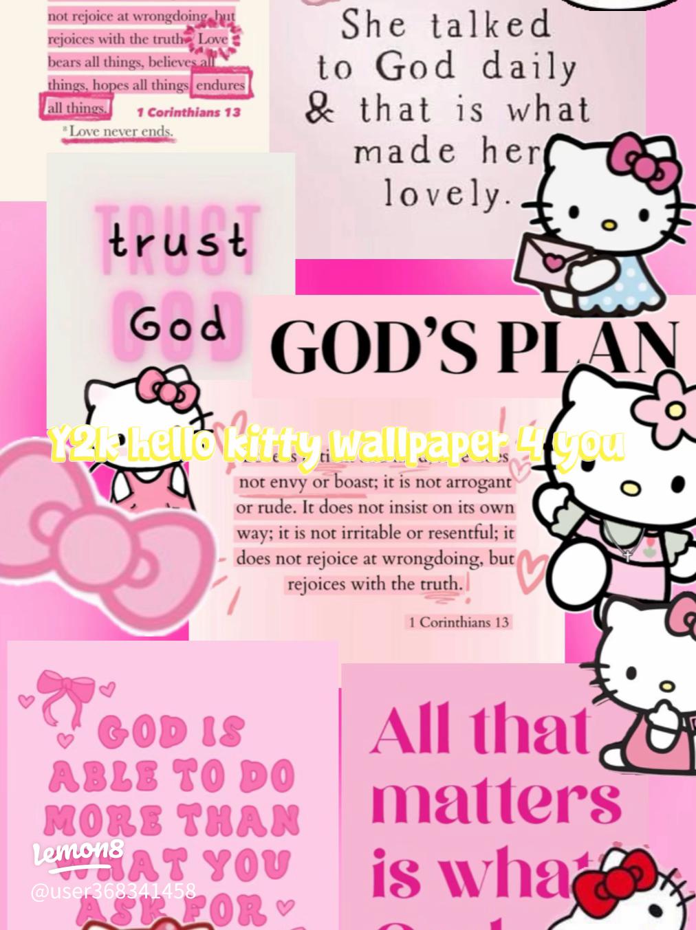 Hello Kitty wallpaper y2k 0095