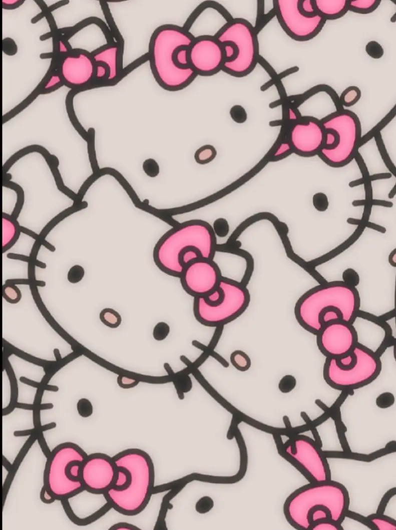 Hello Kitty y2k wallpaper black