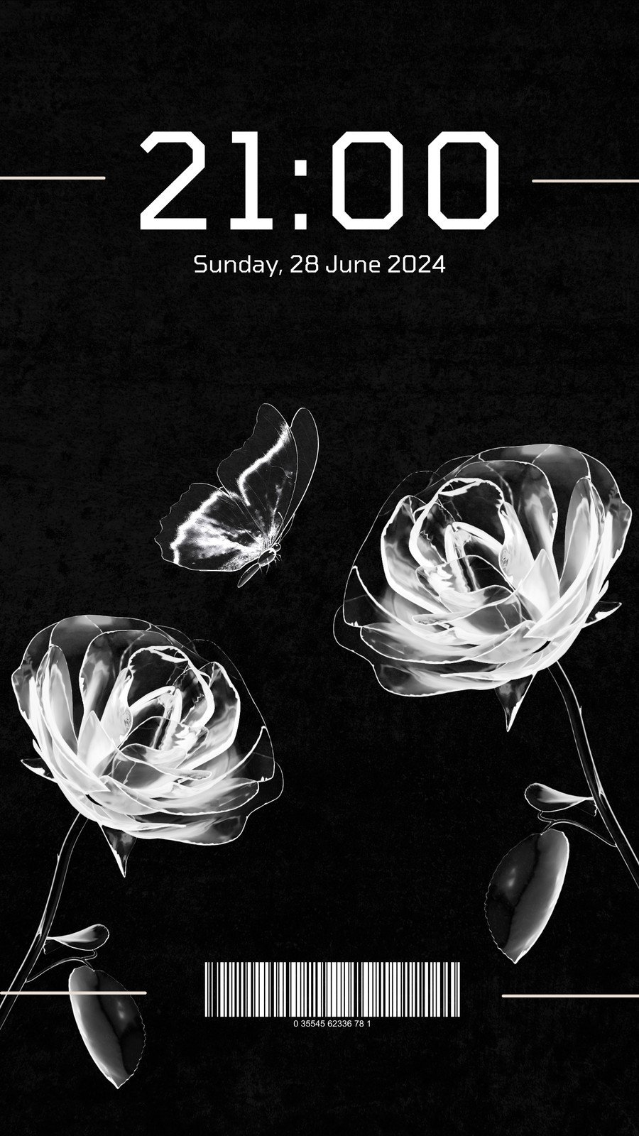 metallic Y2K lock screen wallpaper ideas