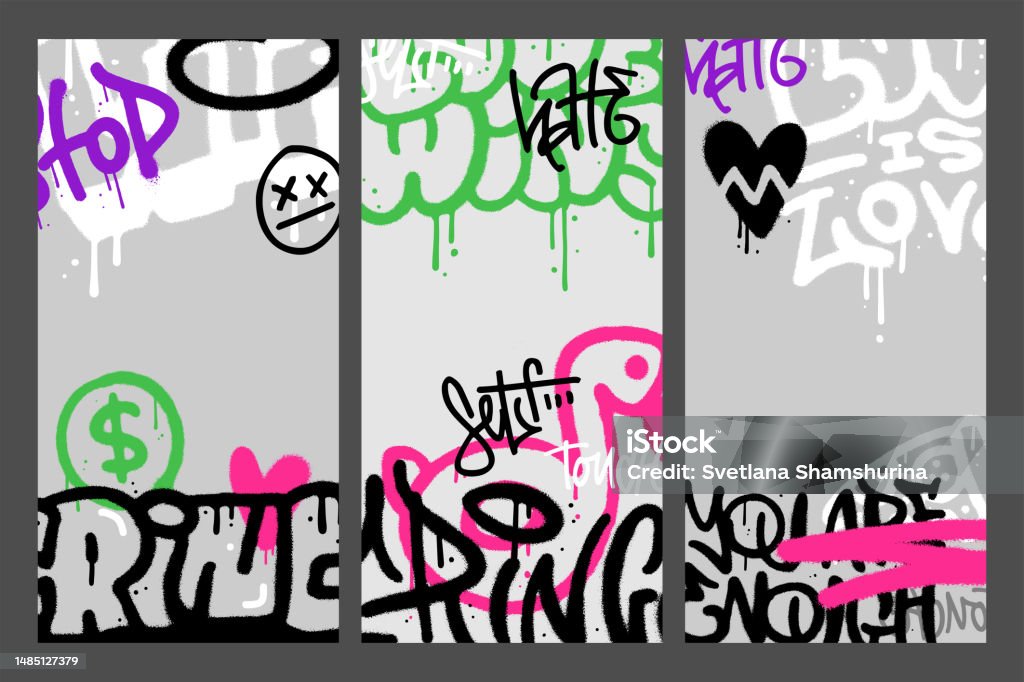 modern y2k graffiti expressions