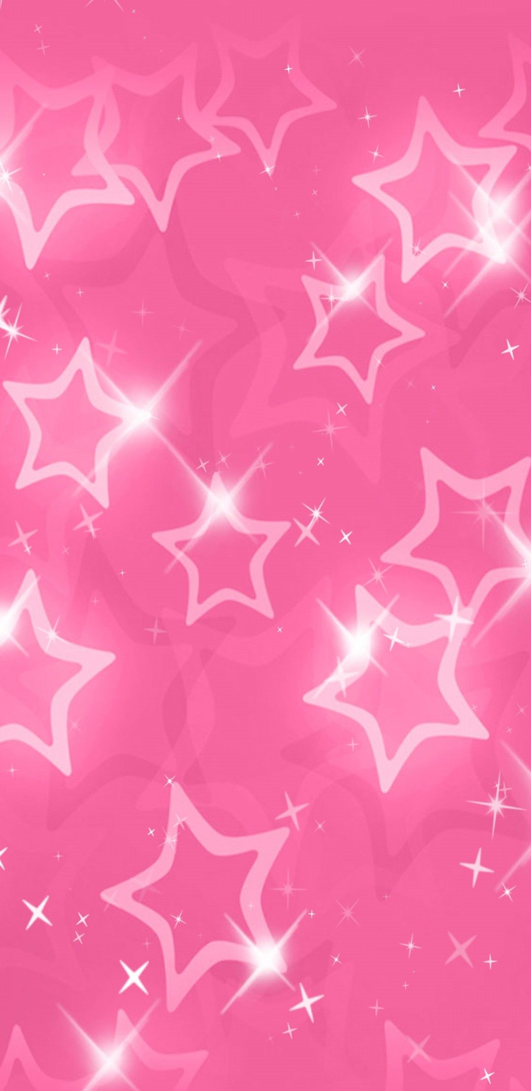 nostalgic pink y2k star wallpaper themes