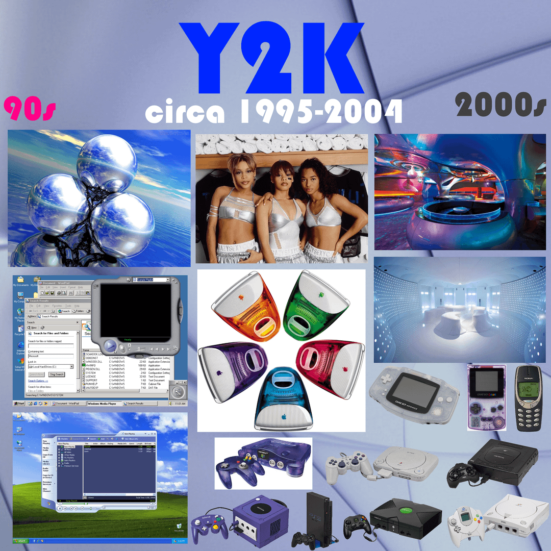 nostalgic Y2K tech culture