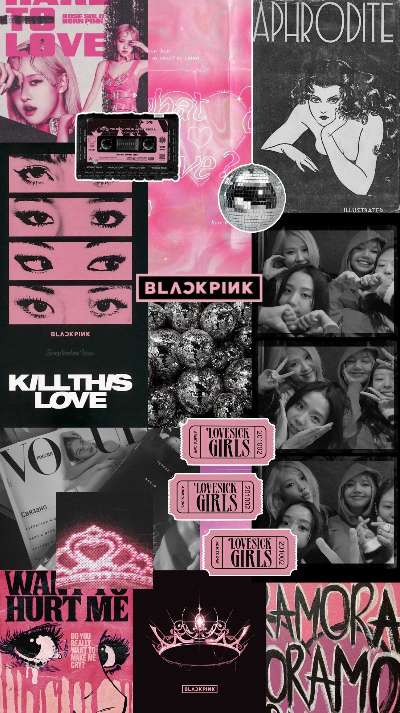 pink and black y2k wallpaper 0092