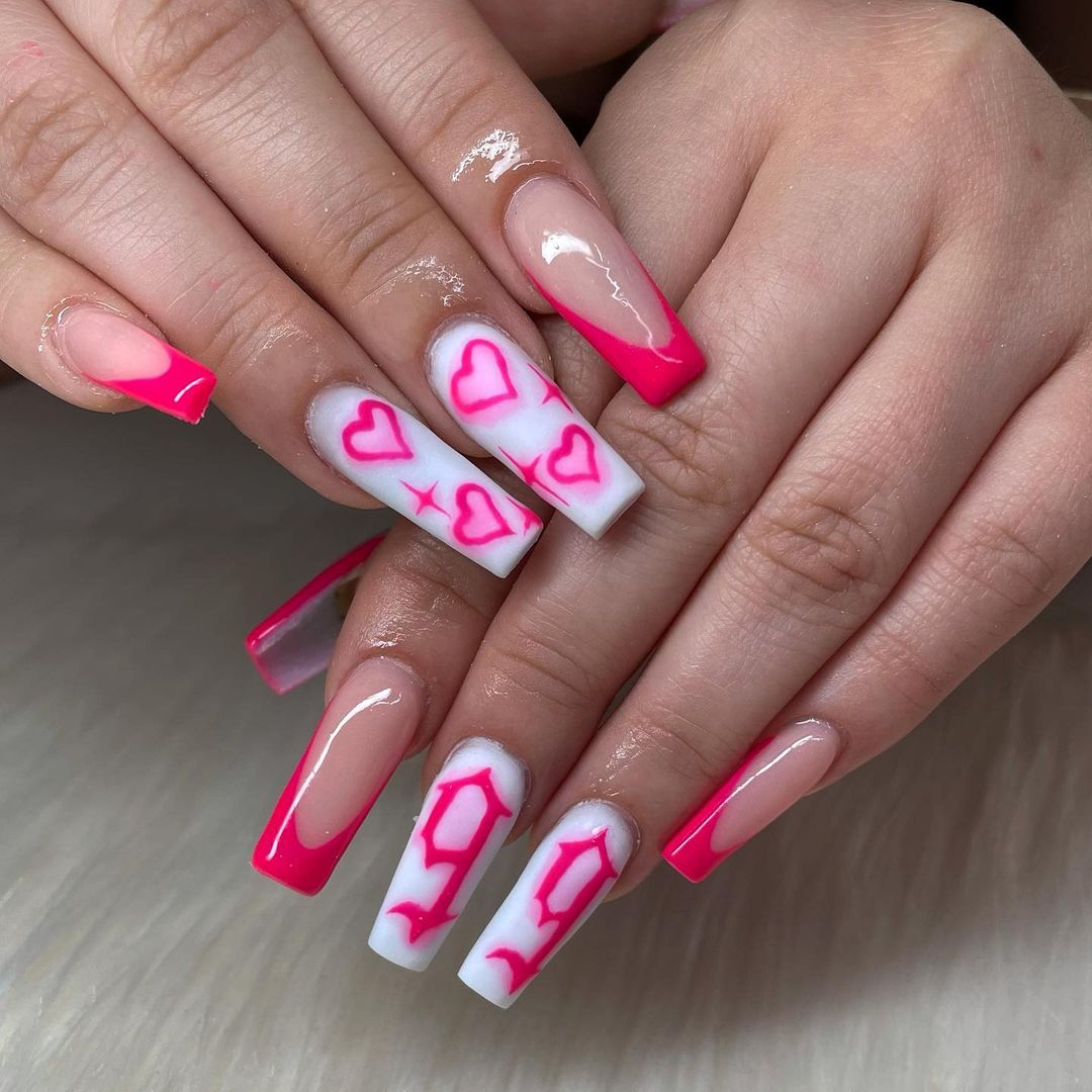 pink y2k nails 0013