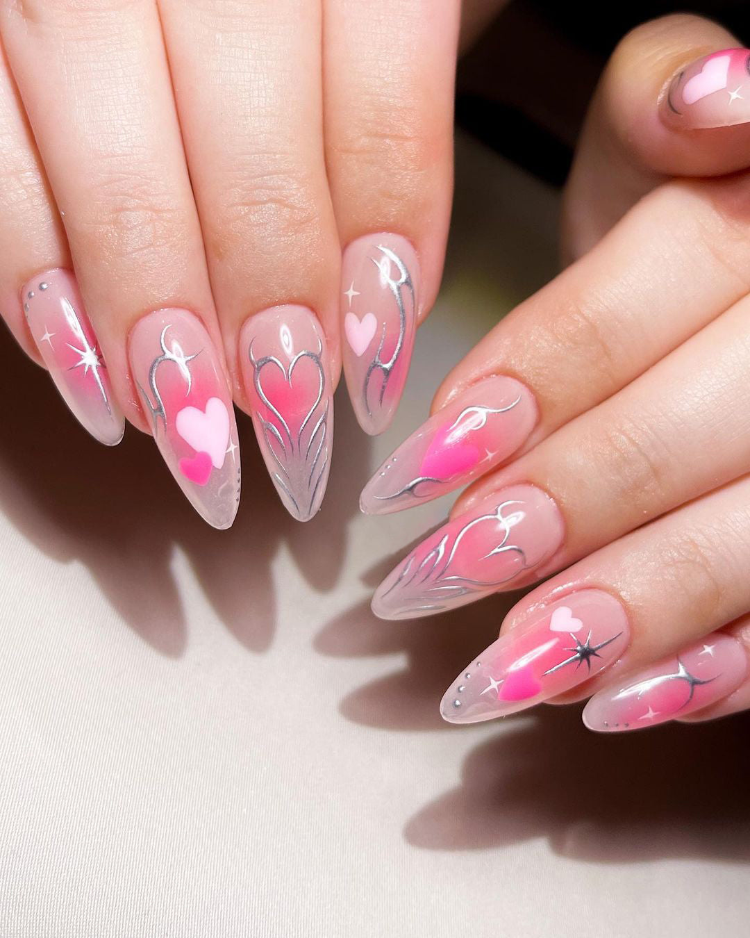 pink y2k nails 0020