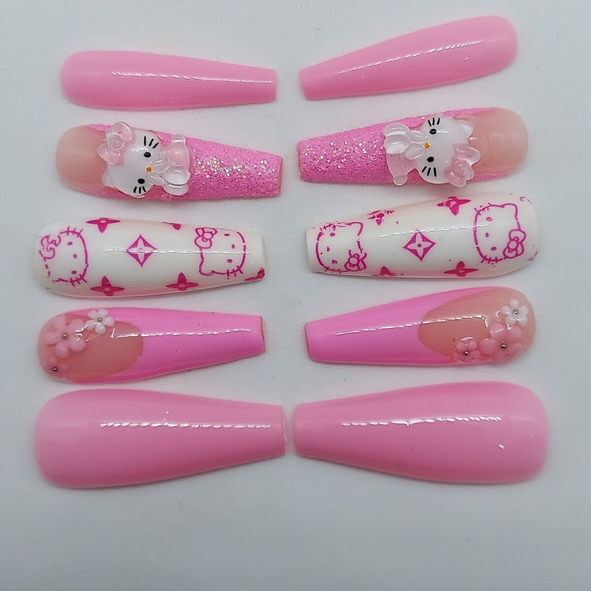 pink y2k nails 0029