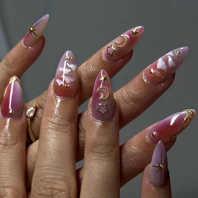 pink y2k nails 0044