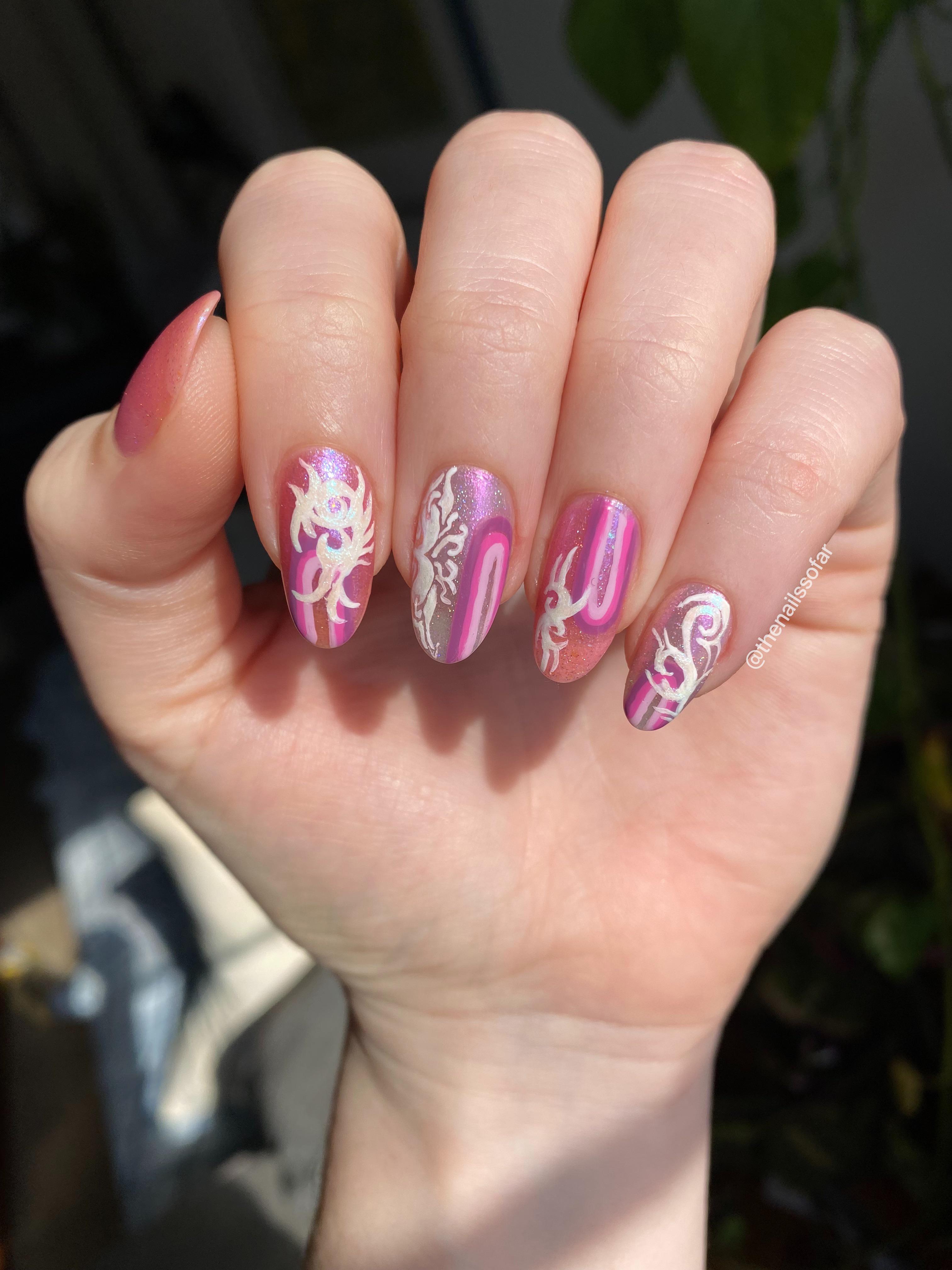 pink y2k nails 0071