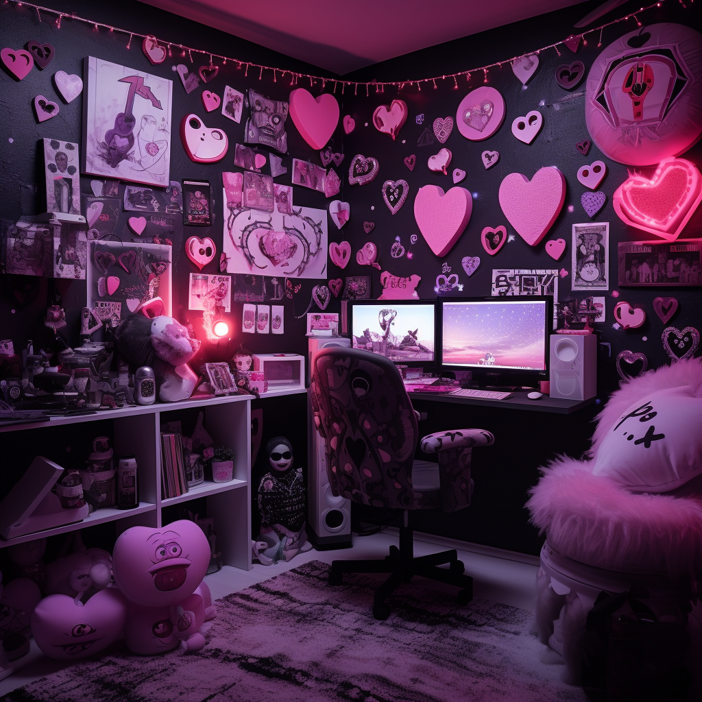 pink y2k room accessories