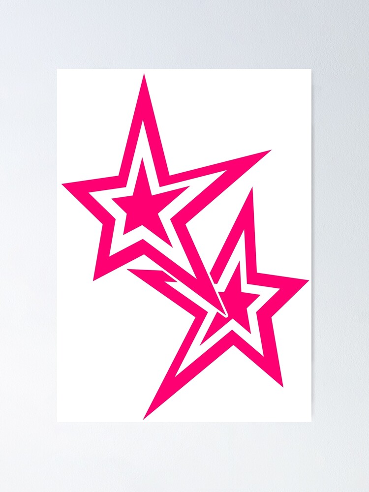 pink y2k star wallpaper 0061