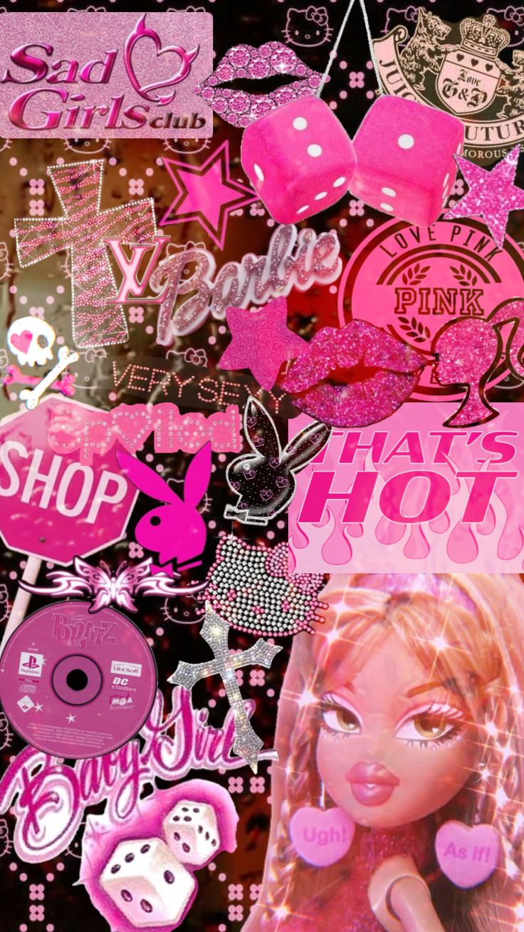 playful trashy y2k wallpaper samples